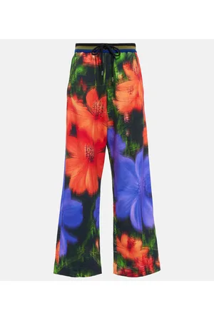 DRIES VAN NOTEN Bedruckte Jogginghose aus Baumwolle