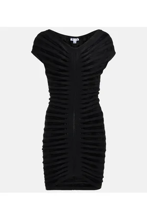 Alaïa Alaïa Off-Shoulder-Minikleid