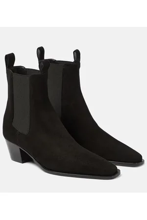 Totême Chelsea Boots The City aus Veloursleder