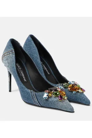 Dolce & Gabbana Verzierte Pumps aus Denim