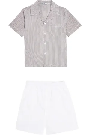 Il gufo Set aus Hemd und Bermuda-Shorts
