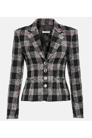 Alessandra Rich Blazer aus Tweed