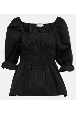 Proenza Schouler White Label Bluse aus Baumwollpopeline
