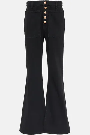 ULLA JOHNSON High-Rise Flared Jeans Lou
