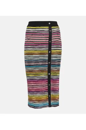 Missoni High-Rise-Bleistiftrock aus Strick