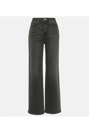 Frame High-Rise Wide-Leg Jeans Le Jane Wide