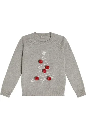 Il gufo Pullover aus Schurwolle