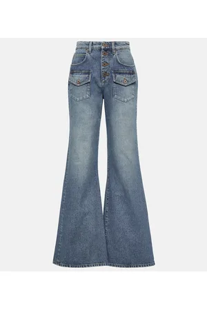 Balmain High-Rise Flared Jeans