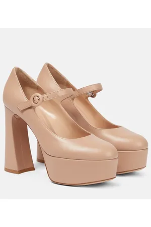 Gianvito Rossi Mary-Jane-Pumps aus Leder