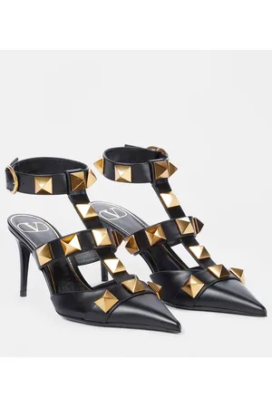 VALENTINO GARAVANI Mules Roman Stud 80 aus Leder