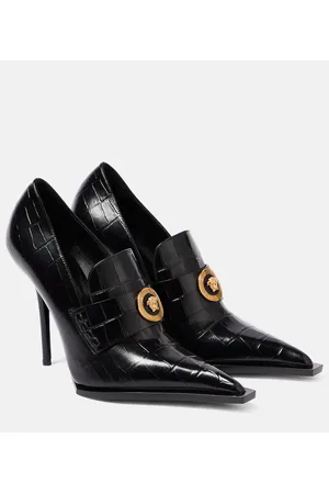 VERSACE Pumps Medusa aus Lackleder