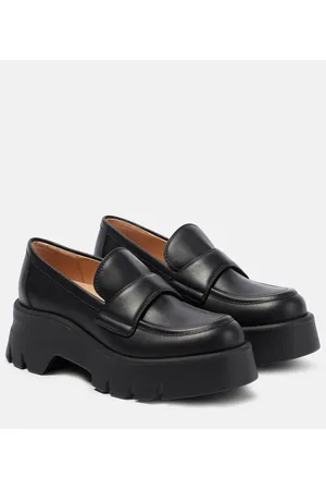 Gianvito Rossi Loafers Farren aus Leder