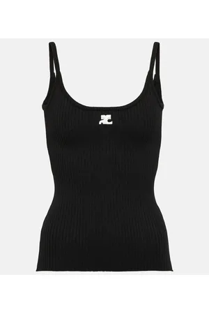 Courrèges Courrèges Top aus Rippstrick