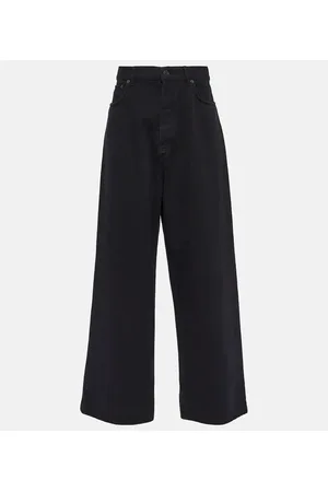 Balenciaga Mid-Rise Wide-Leg Jeans
