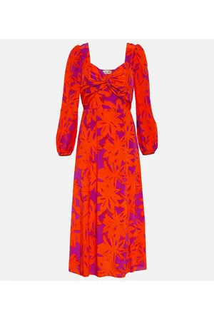 Diane von Furstenberg Bedrucktes Midikleid Evie
