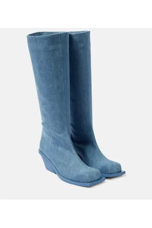 Gia Borghini Stiefel Blondine aus Denim