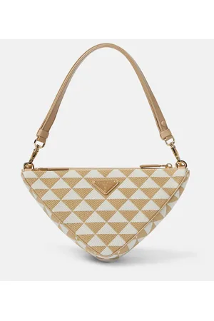 Prada Clutch Symbole aus Leder