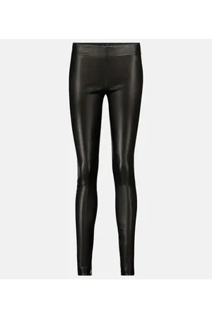 The Row Leggings Moto aus Leder