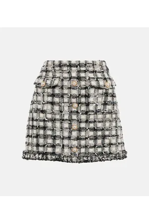 LOVESHACKFANCY Minirock Nate aus Tweed