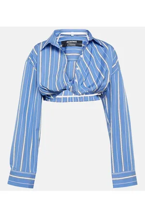 Jacquemus Cropped-Bluse La Chemise Bahia aus Baumwolle