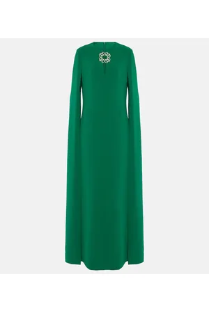 Elie saab Verzierte Robe aus Cady