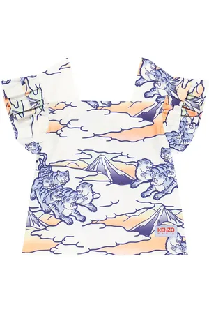 Kenzo Bedrucktes Top aus Baumwolle