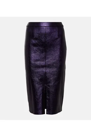Stouls Midirock Carmen aus Metallic-Leder