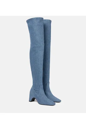 COPERNI Overknee-Stiefel aus Denim