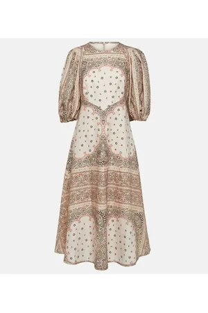 ZIMMERMANN Midikleid Day aus Leinen