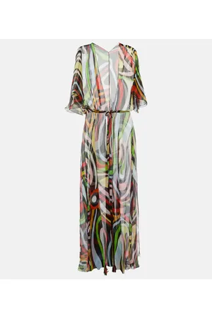 Puccini Cover-up Marmo aus Seide