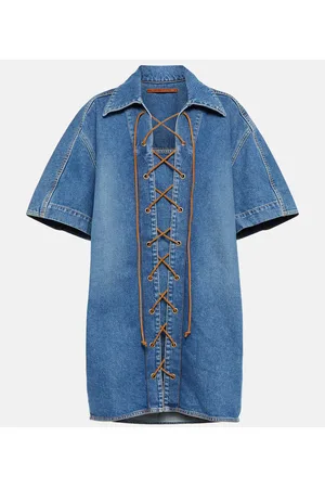 PETAR PETROV Minikleid Amos aus Denim