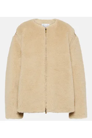 Max Mara Jacke Panno aus Teddyfleece
