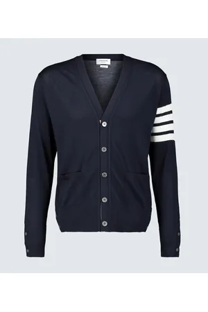 Thom Browne Cardigan 4-Bar aus Wolle