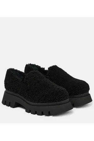 Dorothee Schumacher Plateau-Loafers Furry Chic aus Shearling