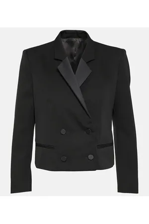 Isabel Marant Cropped-Smokingjacke Hastagd aus Wolle