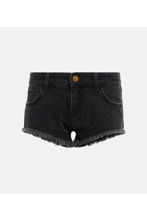 BLUMARINE Low-Rise-Jeansshorts