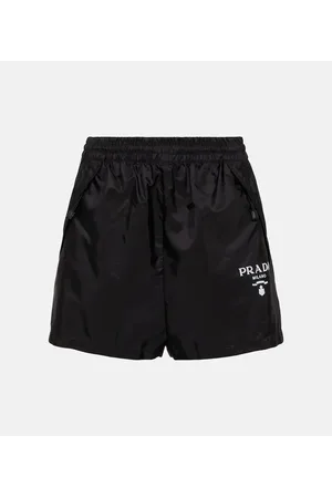 Prada High-Rise Shorts aus Re-Nylon