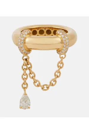 Rainbow K Ring Elysabeth aus 18kt Gelbgold mit Diamanten
