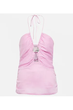 Isabel Marant Top Becki aus Baumwolle und Seide