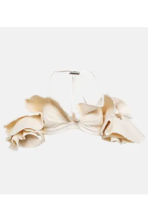 Jacquemus Cropped-Top La Brassière Artichaut aus Baumwolle