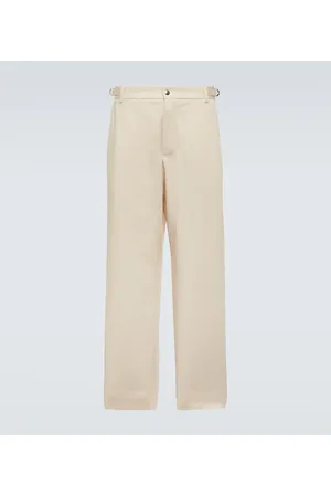 Jacquemus Hose Le Pantalon Jean aus Baumwolle und Leinen