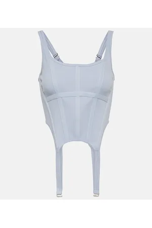 DION LEE Bustier-Top aus Baumwoll-Jersey