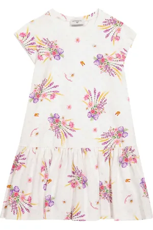MONNALISA Kleid aus einem Baumwollgemisch
