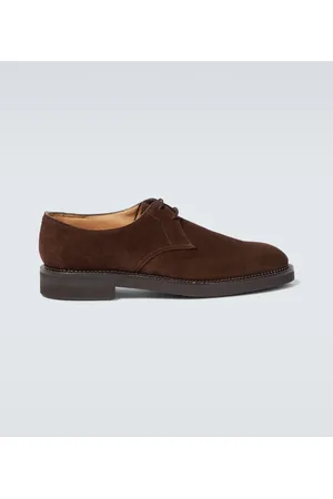 JOHN LOBB Schnürschuhe Haldon aus Veloursleder