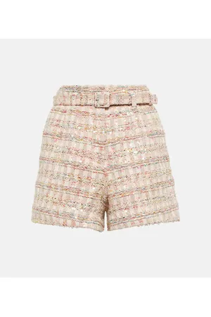 Self-Portrait Shorts aus Bouclé