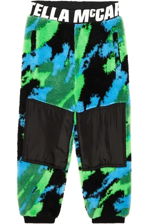 Stella McCartney Bedruckte Jogginghose aus Fleece
