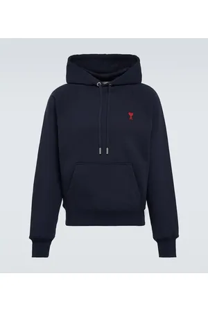 Ami Hoodie Ami de Cœur aus Baumwoll-Jersey
