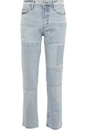 Frame Mid-Rise Jeans Le Nouveau Straight