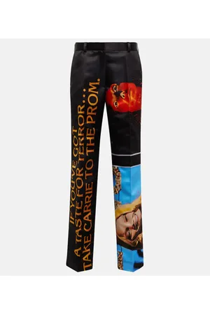 J.W.Anderson Bedruckte Hose aus Satin