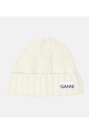 Ganni Mütze aus einem Wollgemisch
